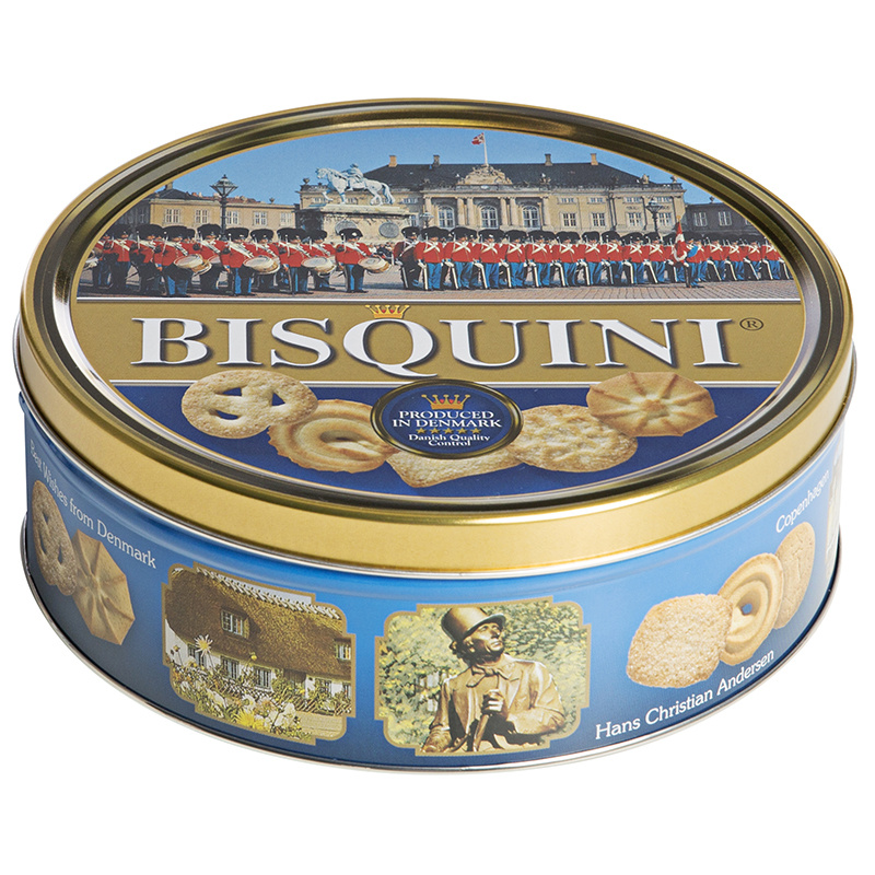 Датское сдобное печенье Bisquini (виды Дании Замок и Гвардейцы) 454 ...