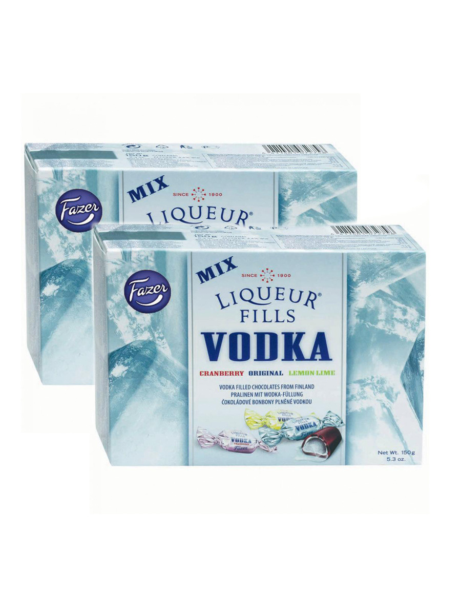 Конфеты Fazer Vodka Mix 150 г х 2 упаковки — купить в интернет-магазине ...
