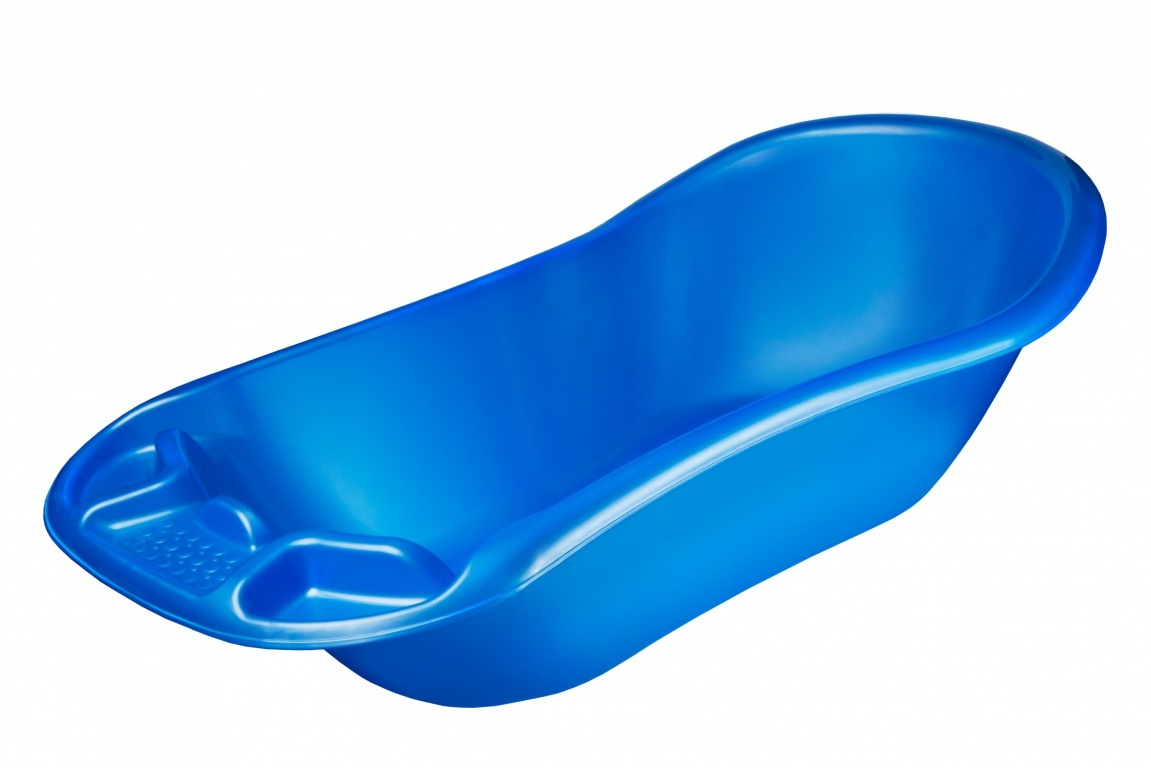 Детская ванна со сливным клапаном (синий перламутр, 50л) — купить в ...