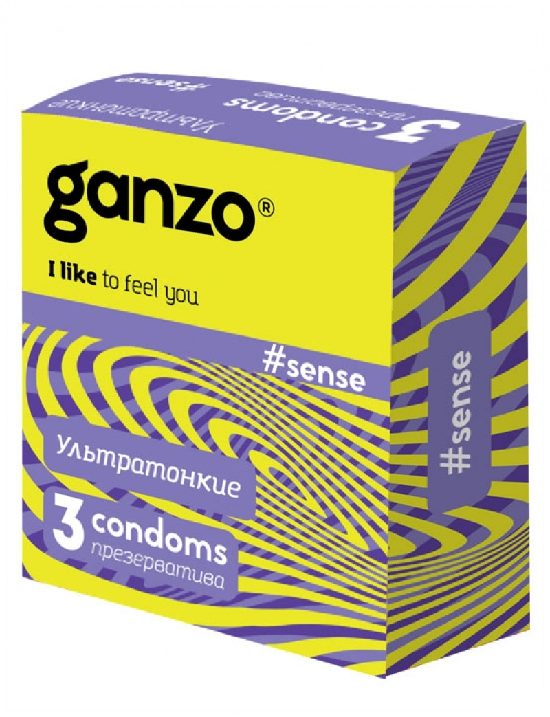 Презервативы GANZO New Sense, 3 шт. — купить в интернет-магазине OZON с ...