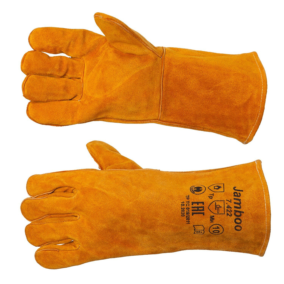 Краги сварщика ТЕХНОАВИА Technogloves JAMBOO (Джамбо) из спилка КРС ...