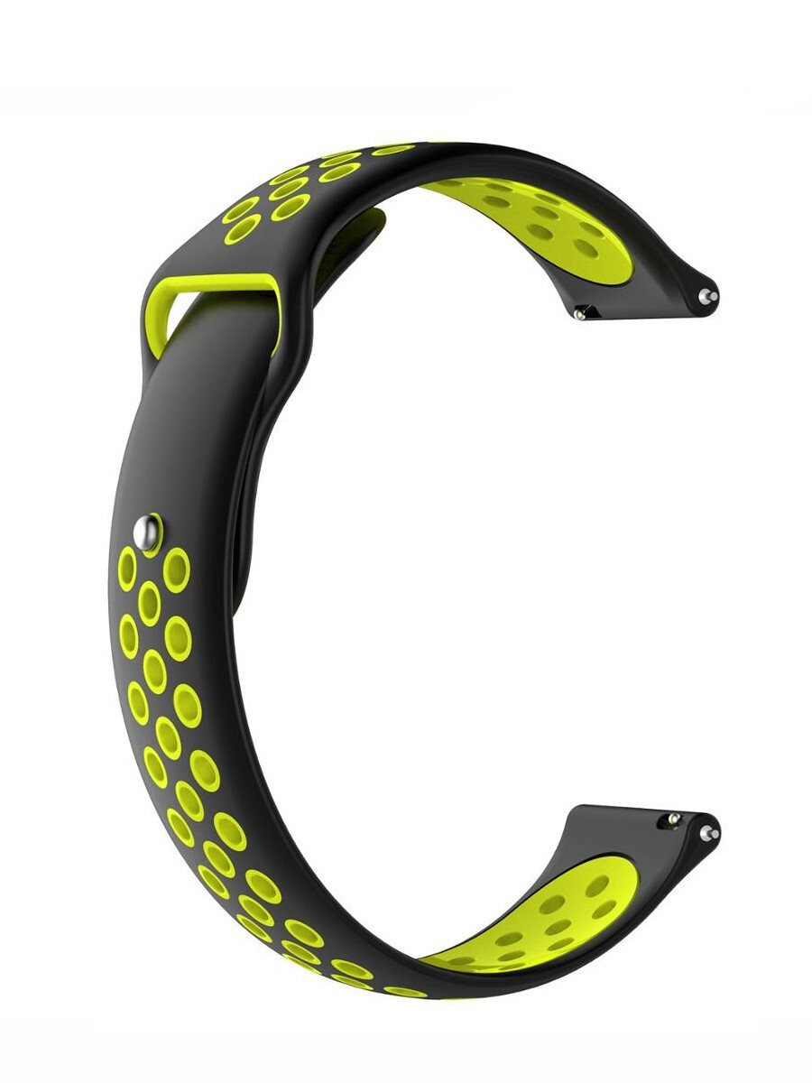 Ремешок силиконовый для Xiaomi Amazfit Bip/Bip S/Bip U/Bip U Pro/GTS/GTS 2/GTS  2e/GTS 2 mini/GTS 3/GTR (42мм)/Samsung Galaxy Watch Active/Active 2/Galaxy  Watch 3 (41мм)/Gear S2 Classic/Huawei Watch GT 2 (42мм)/Honor Magic Watch 2  (