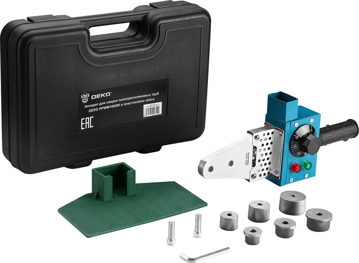 Аппарат для сварки полипропиленовых труб DEKO PPWM1600W в пластиковом ...