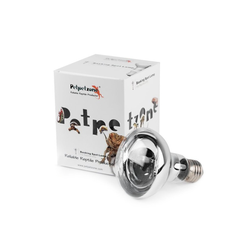 Греющая лампа для черепах и ящериц PetPetZone, 100W, R80, прозрачная ...