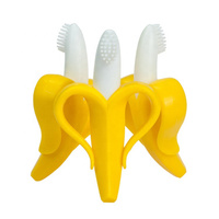 Банан грызунок-щетка прорезыватель. Товары для мам и детей