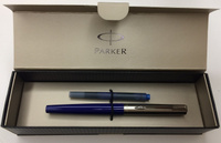Ручка Parker (Паркер)  перьевая Jotter Original Special Blue CT , F60 (R2096894) сталь нержавеющая, пластик, подар.кор. Спонсорские товары