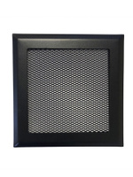 Вентиляционная решетка металлическая на магнитах 150х150 мм, чёрная матовая.. Спонсорские товары