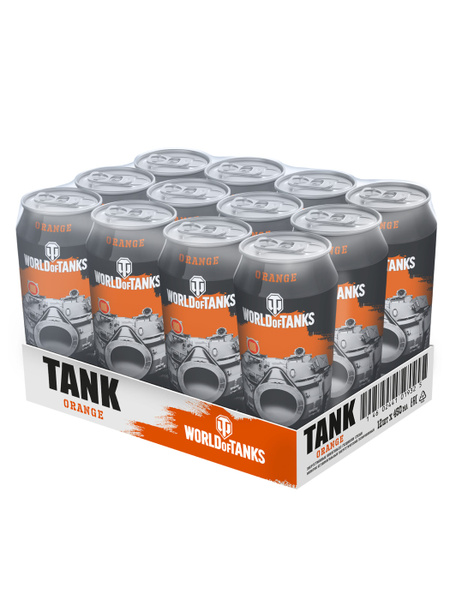 Энергетический напиток ТАНК/TANK Energy WoT ORANGE 0,45 по 12шт ...