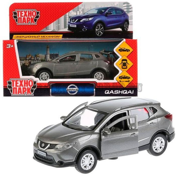 Металлическая машинка "Технопарк", Nissan Qashqai, инерция 12 см ...