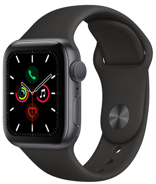 Apple Умные часы Watch Series 5, 40mm, серый космос купить на OZON по ...