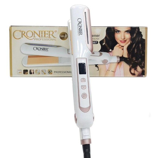 Выпрямитель для волос CRONIER Hair Straightener CR-987 ,светло-розовый ...