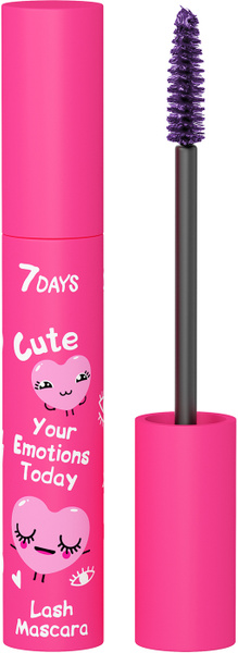 7DAYS Тушь для ресниц фиолетовая, объем и разделение Your Emotions ...