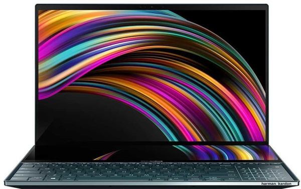 Ноутбук ASUS ZenBook Pro Duo UX581LV-H2025R, синий купить по низкой ...