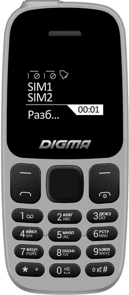 Мобильный телефон Digma Linx A106_341020 озон, серый - купить по ...