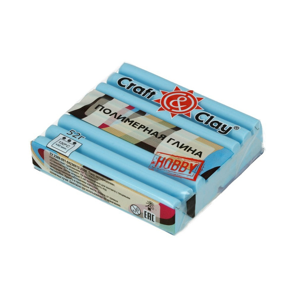 Полимерная глина Craft&Clay 52 г, небесный (CCH) - купить с доставкой ...