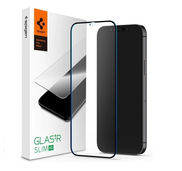 Защитное стекло Spigen на iPhone 12 Mini (AGL01534) Full Cover HD 1 шт ...