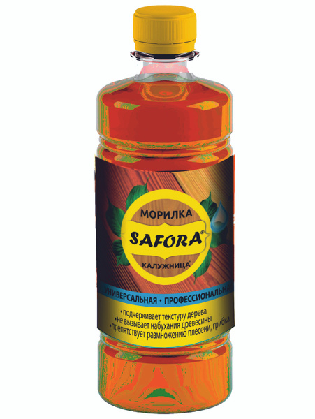 Морилка для дерева профессиональная спиртосодержащая SAFORA, цвет ...