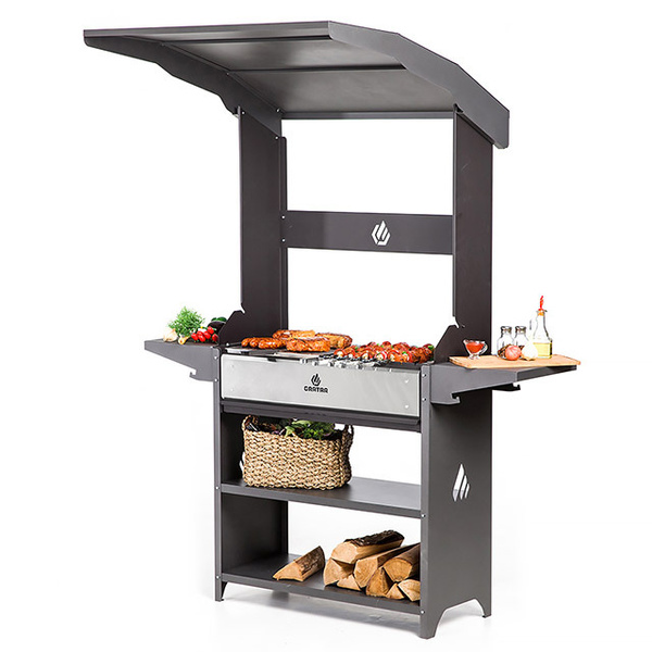 Мангал GRATAR, Сталь, 102x158x201 см купить по выгодной цене в интернет ...