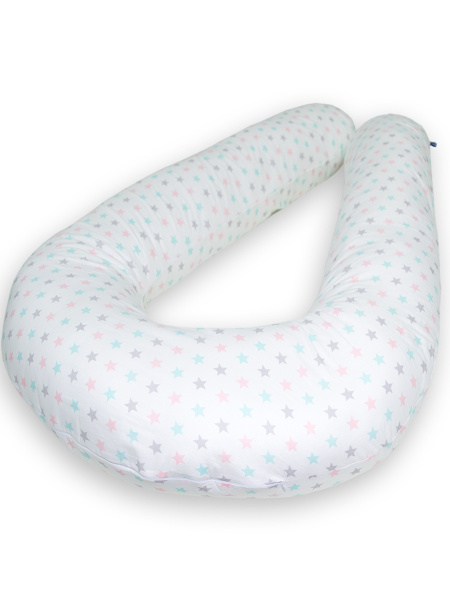 Подушка для беременных Premium Mama модель Maxi Colored Stars форма U ...