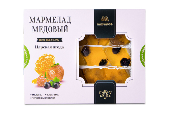 Мармелад медовый "Царская ягода" без сахара, 200гр - купить с доставкой ...