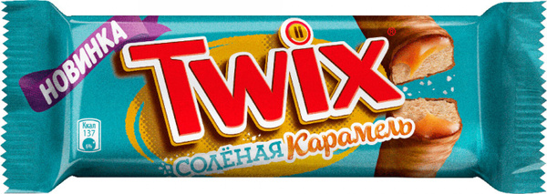Twix соленая карамель, 55г - купить с доставкой по выгодным ценам в ...