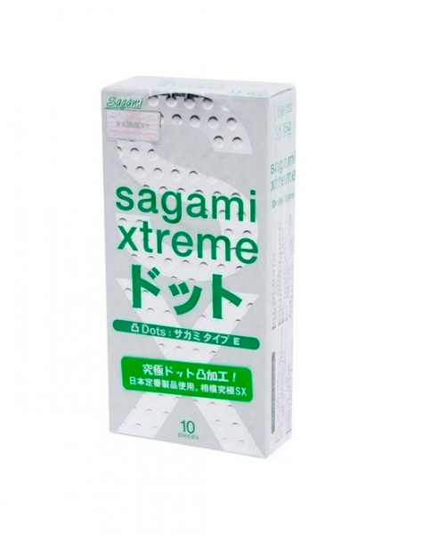 Sagami презервативы Xtreme Type-E с точками - 10 шт. - купить с ...