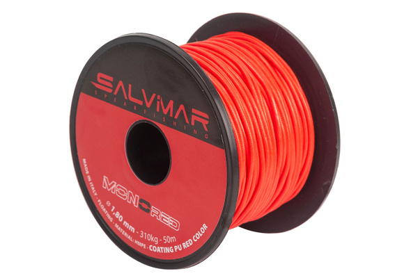 Линь для подводного ружья Salvimar MonoRed 1,8 мм, тест 310 кг (цена за ...