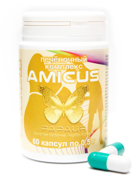 Papaur-Amicus. Натуральный комплекс для печени с экстрактами трав ...