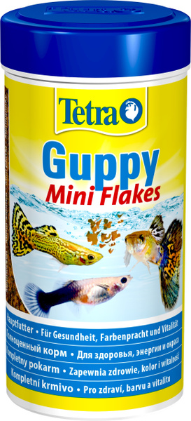 Tetra Guppy Mini Flakes корм в хлопьях для гуппи, 250 мл - купить с ...