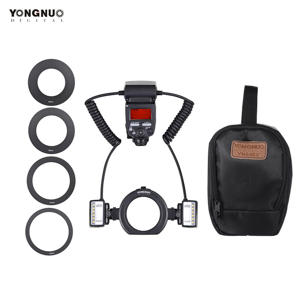 Фотовспышка Yongnuo Speedlite YN-24EX Macro TTL для Canon, кольцевая ...