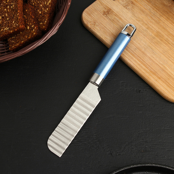 Купить Нож для фигурной нарезки Lаgооnа, 25 см, нержавеющая сталь, цвет ...