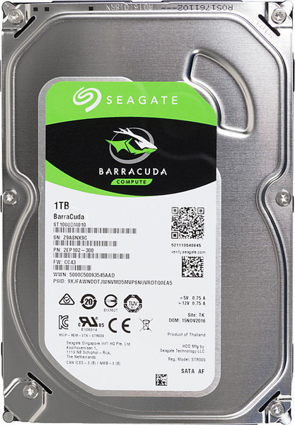 1 ТБ Внутренний жесткий диск 1 ТБ Seagate (ST1000DM010) - купить по ...