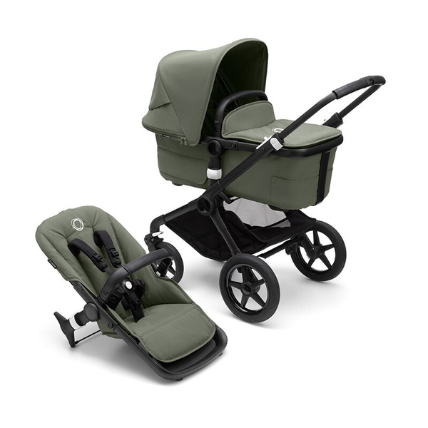 Коляска Bugaboo Fox 3 Black/Forest Green/Sunrise Red - купить с ...