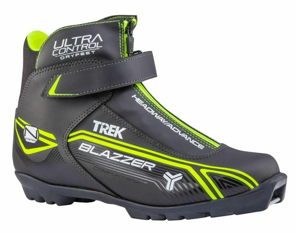 Ботинки лыжные TREK Blazzer Control 1 NNN (черный, лого лайм неон) (р.RU41; EU42; 26,5см) купить по низкой цене с доставкой в интернет-магазинеOZON (401368916)