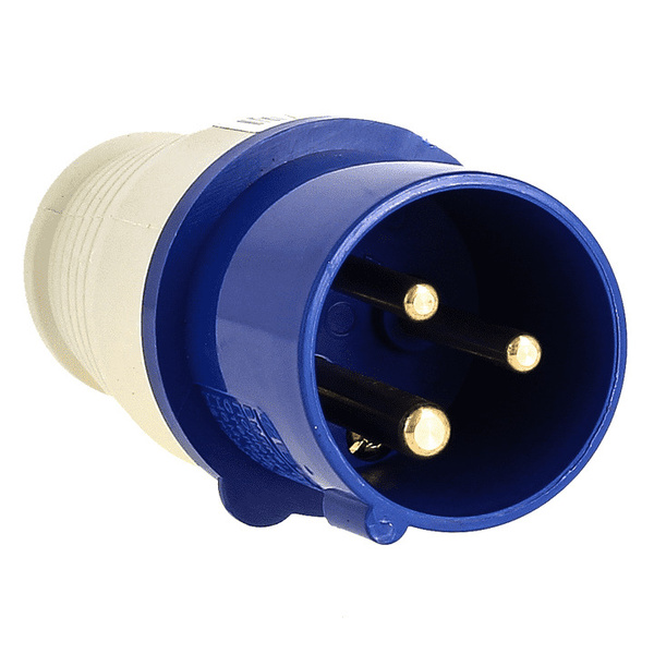 Вилка электрическая кабельная 32А 2P+РЕ 220В IP44 (023) EKF ps-023-32 ...