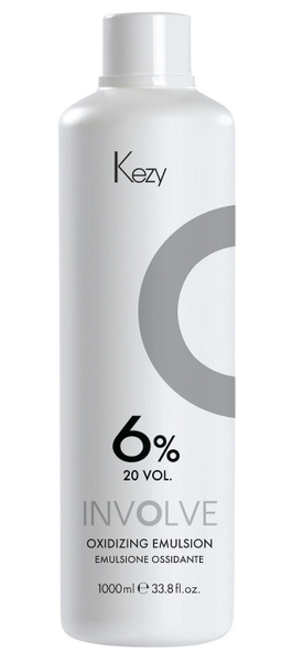 KEZY. Окисляющая эмульсия 6% (20 VOL.) для крем краски Cream Developer ...