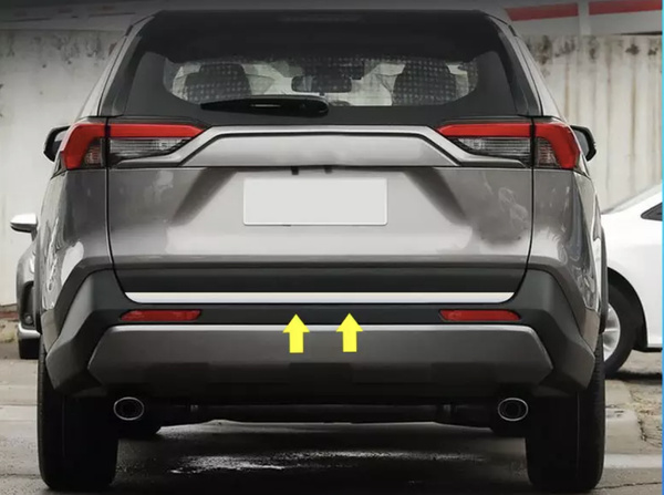 Накладка полоса на кромку багажной двери Toyota Rav-4 / Тойота Рав-4 ...