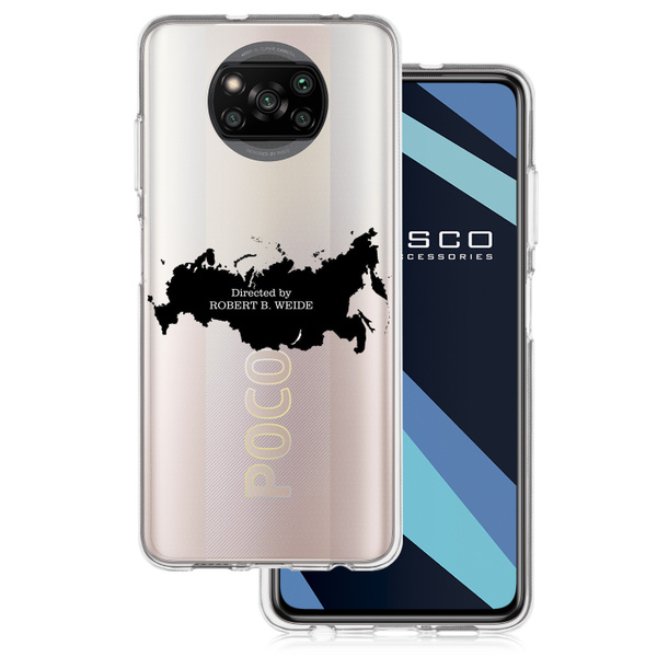 Прозрачный силиконовый чехол ROSCO для Xiaomi Poco X3 NFC и Poco X3 Pro ...