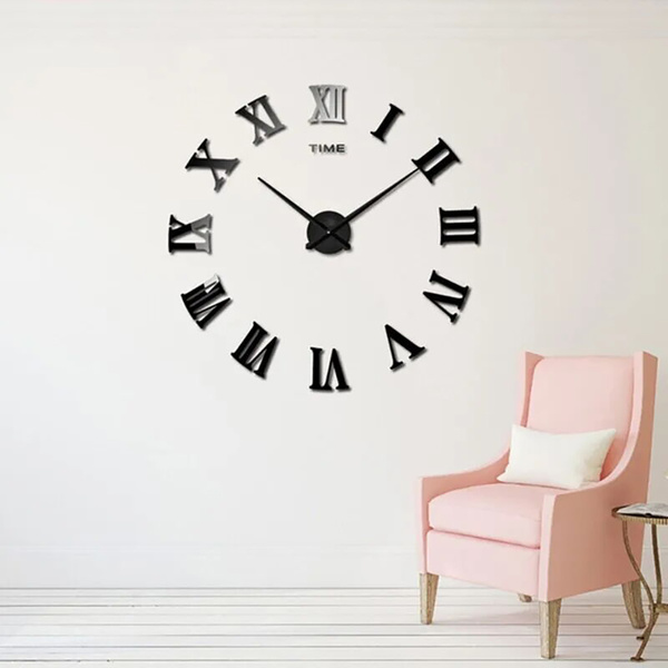 Большие настенные 3D часы OClock Loft, 100см - купить по низкой цене в ...