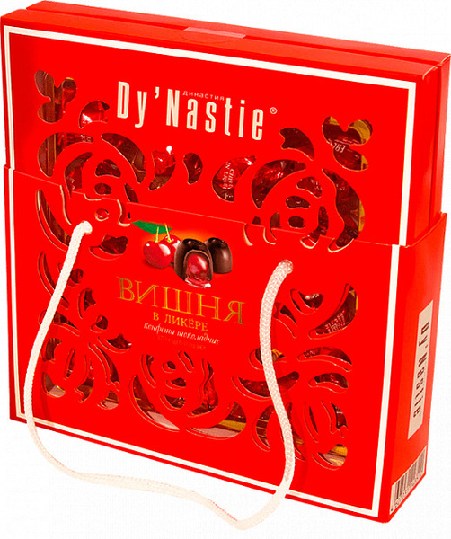 Шоколадные конфеты Dy'Nastie вишня в ликёре - купить с доставкой по ...