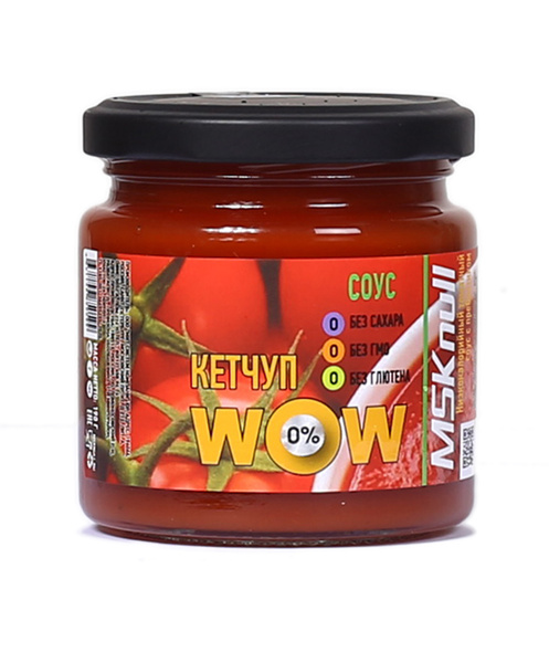 Низкокалорийный Zero соус с пребиотиком "Кетчуп", MSK null, 190г ...