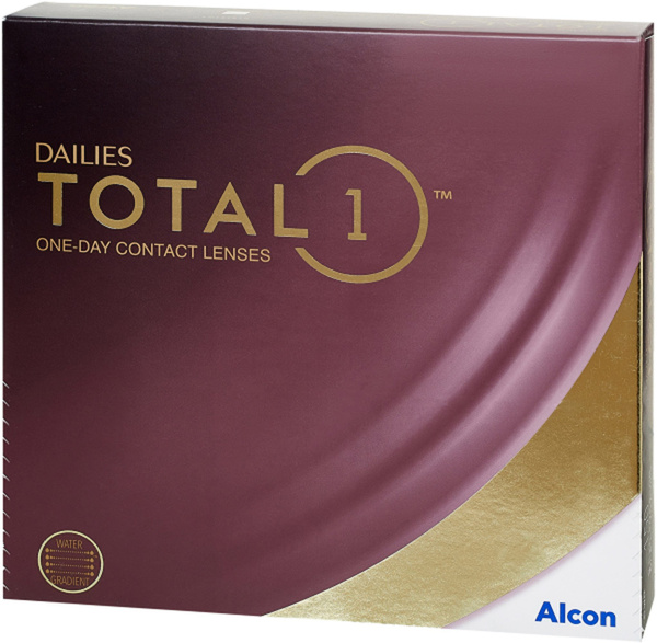 Dailies Total 1 , однодневные линзы, 90 шт +0.75 Радиус кривизны 8.5 ...