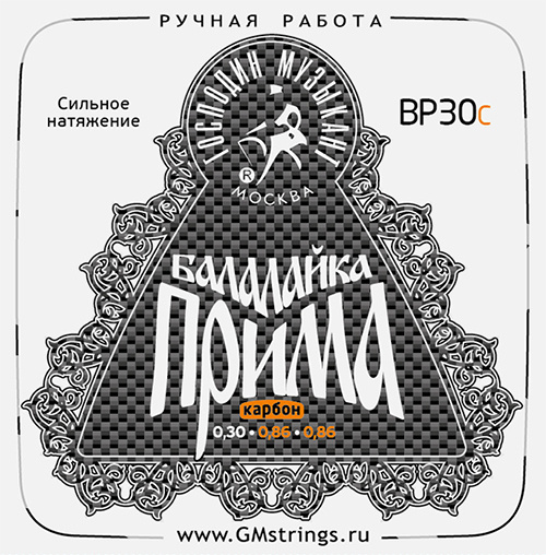 Струны для балалайки прима - Господин Музыкант BP30C PROFI "Карбон ...