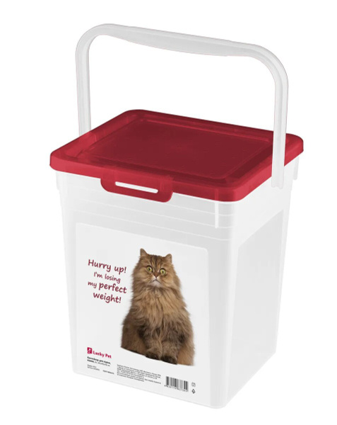 Емкость для хранения корма с крышкой и ручкой 8л - купить с доставкой ...