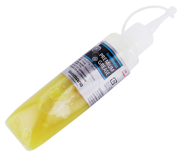 Смазка густая Shimano Premium Grease для подшипников, желтая, 100 гр ...