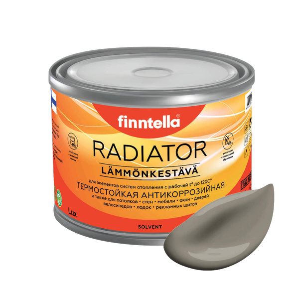 Краска FINNTELLA RADIATOR специализированная для батарей и радиаторов ...