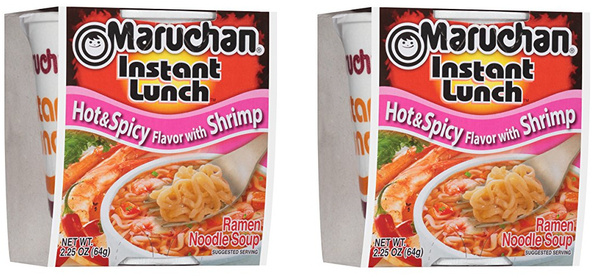 Лапша Maruchan Instant Lunch Hot Shrimp / Маручан Инстант ланч со ...
