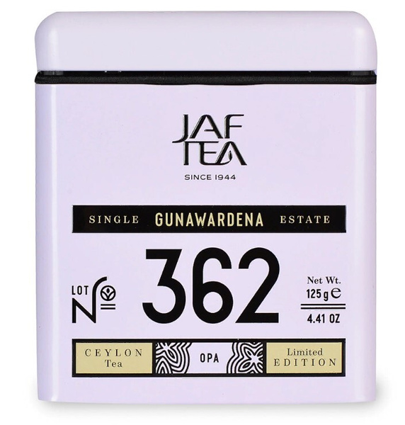 Чай черный JAF TEA Gunawardena 125 г ж/б Шри-Ланка 362 - купить с ...