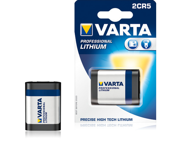 Varta Батарейка 2CR5, Литиевый тип, 6 В, 1 шт - купить с доставкой по ...