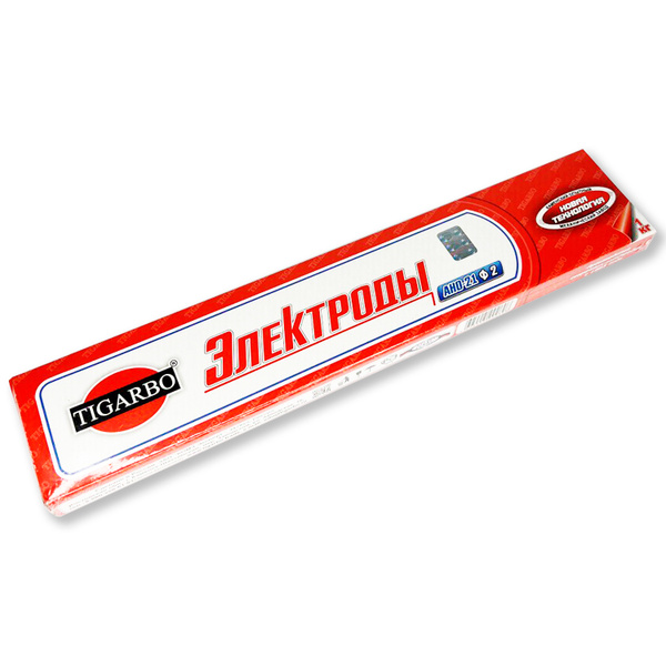 Электроды TIGARBO АНО-21 диаметр 2мм (1кг) - купить с доставкой по ...
